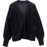 UV加工ガーター編みVネック長袖カーディガン | FUNNY COMPANY＋  | 詳細画像25 