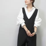 袖コンシャス杢無地ブラウス | FUNNY COMPANY＋  | 詳細画像3 