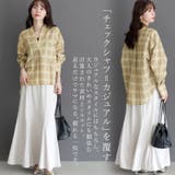 シアーチェックスキッパーシャツ | FUNNY COMPANY＋  | 詳細画像8 