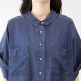 テンセルデニムバックフリル前開きブラウス | FUNNY COMPANY＋  | 詳細画像21 