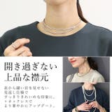 バックファスナー裾フレアロングワンピース | FUNNY COMPANY＋  | 詳細画像8 