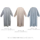 T/Cストライプバンドカラー長袖シャツワンピース | FUNNY COMPANY＋  | 詳細画像16 
