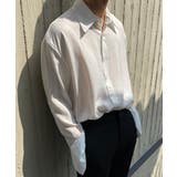 【フリー】ホワイト | ASCLO(エジュクロ)セミワイドカラーサテンシャツ | 3rd Spring