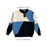 【フリー】その他 | ASCLO(エジュクロ)パズルラウンドネックニット 韓国 | 3rd Spring