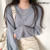Beidelli(ベイデリ)ラウンドネックデイリー長袖Tシャツ | 3rd Spring | 詳細画像1