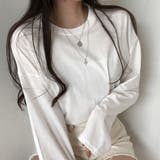 Beidelli(ベイデリ)ラウンドネックデイリー長袖Tシャツ | 3rd Spring | 詳細画像5