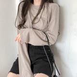 Beidelli(ベイデリ)ラウンドネックデイリー長袖Tシャツ | 3rd Spring | 詳細画像7