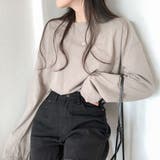 Beidelli(ベイデリ)ラウンドネックデイリー長袖Tシャツ | 3rd Spring | 詳細画像8