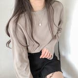 Beidelli(ベイデリ)ラウンドネックデイリー長袖Tシャツ | 3rd Spring | 詳細画像9