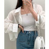 【フリー】ホワイト | Beidelliサンデールーズフィットクロップガーゼシャツ | 3rd Spring