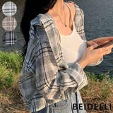 Beidelli(ベイデリ)クロップドチェックシャツ | 3rd Spring | 詳細画像1 