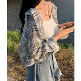 【フリー】アイボリー | Beidelli(ベイデリ)クロップドチェックシャツ | 3rd Spring