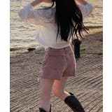 Beidelli(ベイデリ)クレヨンダメージショートデニムパンツ 韓国 | 3rd Spring | 詳細画像5 