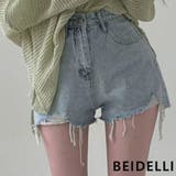 Beidelli(ベイデリ)クレヨンダメージショートデニムパンツ 韓国 | 3rd Spring | 詳細画像1 