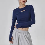 BLACK UP(ブラックアップ)ヒュートンカットウォーマークロップTシャツ | 3rd Spring | 詳細画像11 