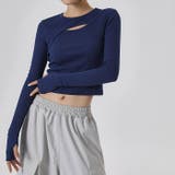 BLACK UP(ブラックアップ)ヒュートンカットウォーマークロップTシャツ | 3rd Spring | 詳細画像12 