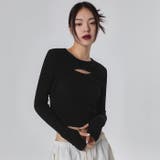 BLACK UP(ブラックアップ)ヒュートンカットウォーマークロップTシャツ | 3rd Spring | 詳細画像5 
