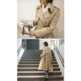 CHICHERAバックプリーツトレンチコート 韓国 韓国ファッション | 3rd Spring | 詳細画像10 