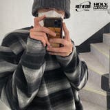 HOLY IN CODE(ホーリーインコード)マルチボーダールーズニット | 3rd Spring | 詳細画像1 