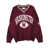 【フリー】ワインレッド | HOLY IN CODE(ホーリーインコード)ワシントンVネックニット 韓国 | 3rd Spring