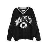 【フリー】ブラック | HOLY IN CODE(ホーリーインコード)ワシントンVネックニット 韓国 | 3rd Spring