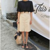 MICHYEORAリネンミディアムスカート 韓国 韓国ファッション | 3rd Spring | 詳細画像5 