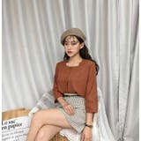 MICHYEORA秋色スクエアブラウス 韓国 韓国ファッション | 3rd Spring | 詳細画像8 