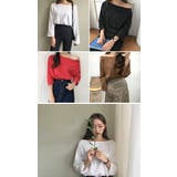 MICHYEORA秋のシンプルオフショルダ― 韓国 韓国ファッション | 3rd Spring | 詳細画像2 