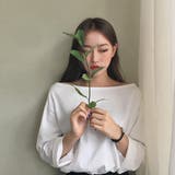 MICHYEORA秋のシンプルオフショルダ― 韓国 韓国ファッション | 3rd Spring | 詳細画像12 