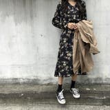 MICHYEORAオータムフラワーワンピース 韓国 韓国ファッション | 3rd Spring | 詳細画像5 