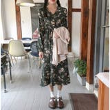 MICHYEORAオータムフラワーワンピース 韓国 韓国ファッション | 3rd Spring | 詳細画像8 