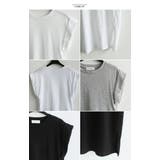 NANING9ロールアップフレンチスリーブTシャツ 韓国 韓国ファッション | 3rd Spring | 詳細画像10