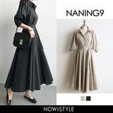 NANING9パフスリーブワンピース 韓国 韓国ファッション | 3rd Spring | 詳細画像1 