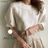 JULL LOGパフスリーブリネンブラウス韓国 韓国ファッション | 3rd Spring | 詳細画像1 
