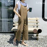 MAYBLUEワイドパンツサロペット韓国 韓国ファッション パンツ | 3rd Spring | 詳細画像1 