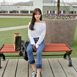 MERONGSHOP調ストレッチ！配色デニム 韓国 韓国ファッション | 3rd Spring | 詳細画像10 