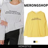 MERONGSHOPグレイト長袖Tシャツ韓国 韓国ファッション トップス | 3rd Spring | 詳細画像1 