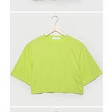 【フリー】ライム | MERONGSHOPクロップドカラーtシャツ韓国 韓国ファッション トップス | 3rd Spring