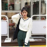 MERONGSHOPオーバーフィットVネックニット 韓国 韓国ファッション | 3rd Spring | 詳細画像4 