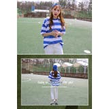 MERONGSHOPカラフルボーダーTシャツ 韓国 韓国ファッション | 3rd Spring | 詳細画像3 
