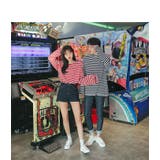 MERONGSHOP2人だけのボーダーカットソー 韓国 韓国ファッション | 3rd Spring | 詳細画像6 