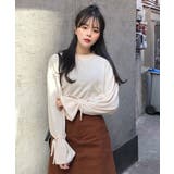 MERONGSHOP袖リボンカットソー 韓国 韓国ファッション | 3rd Spring | 詳細画像9 