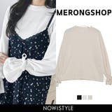 MERONGSHOP袖リボンカットソー 韓国 韓国ファッション | 3rd Spring | 詳細画像1 