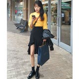 MERONGSHOPブラックユニークスカート 韓国 韓国ファッション | 3rd Spring | 詳細画像8 