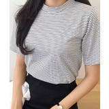 MERONGSHOPハイネックボーダーTシャツ 韓国 韓国ファッション | 3rd Spring | 詳細画像10 