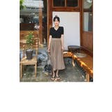 MERONGSHOPコットンバンディングプリーツスカート 韓国 韓国ファッション | 3rd Spring | 詳細画像2 