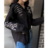 MERONGSHOPユニークレタリングシャツ韓国 韓国ファッション トップス | 3rd Spring | 詳細画像8 