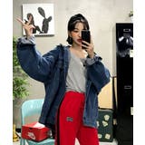 MERONGSHOPフード付きデニムジャケット韓国 韓国ファッション アウター | 3rd Spring | 詳細画像10 