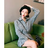 MERONGSHOPチェック柄セットアップ韓国 韓国ファッション トップス | 3rd Spring | 詳細画像12 
