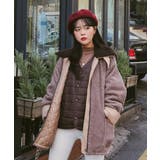 MERONGSHOP配色ボアジャケット韓国 韓国ファッション アウター | 3rd Spring | 詳細画像10 